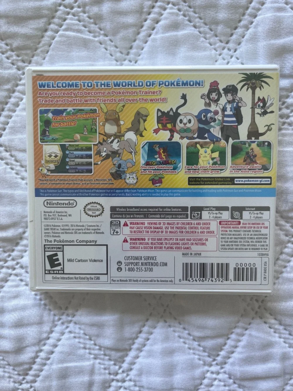 Pokemon Sun Nintendo DS FACTORY SEALED
